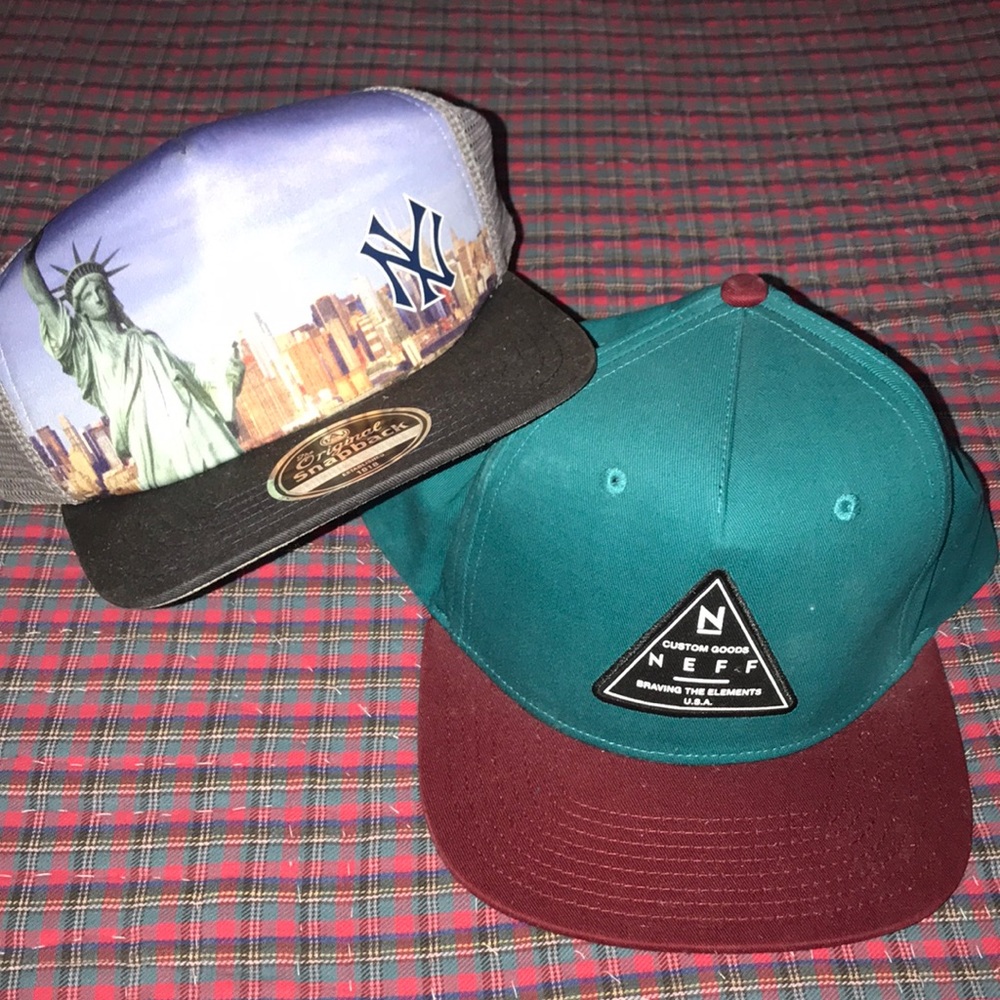 2 Original Snapbacks (NYC + NEFF)